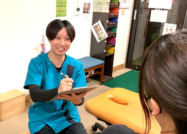 丁寧なカウンセリングでお悩みをヒアリングします。