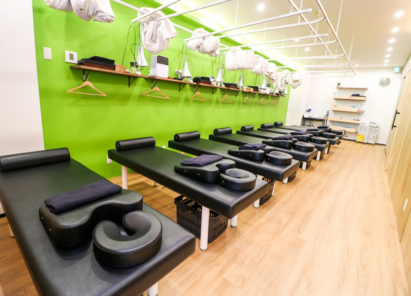 東松原駅の接骨院・はり灸院(施術室です。)