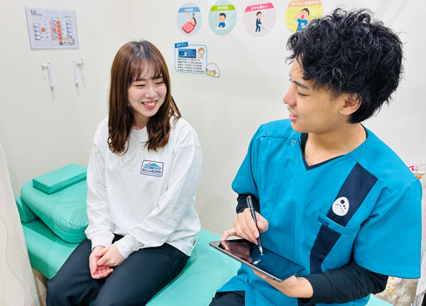 丁寧なカウンセリングでお悩みをヒアリングします。