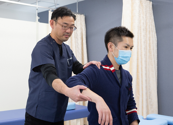 お身体の状態を確認します