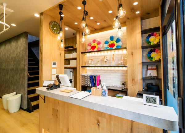 浜田山駅の接骨院・はり灸院(受付けです。)