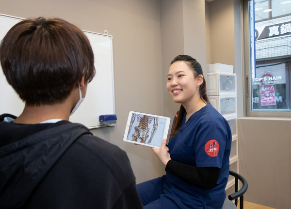 浜田山駅の接骨院・はり灸院(お身体の状況をご説明します。)