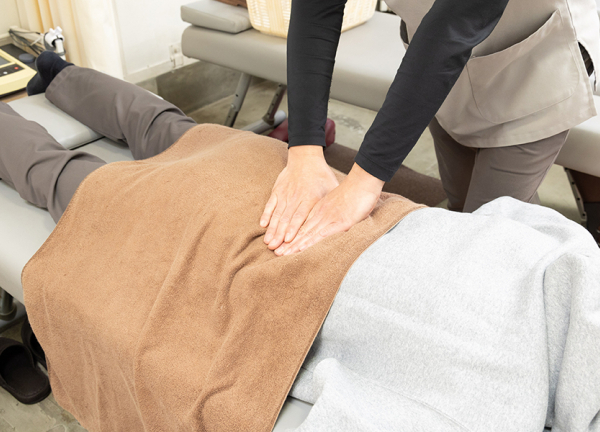 痛みの少ない施術です。