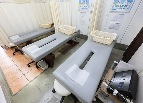 施術ベッドです。