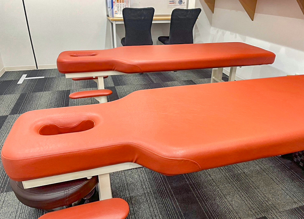 リバイブ鍼灸・接骨院　旗の台院(施術ベッドです。)