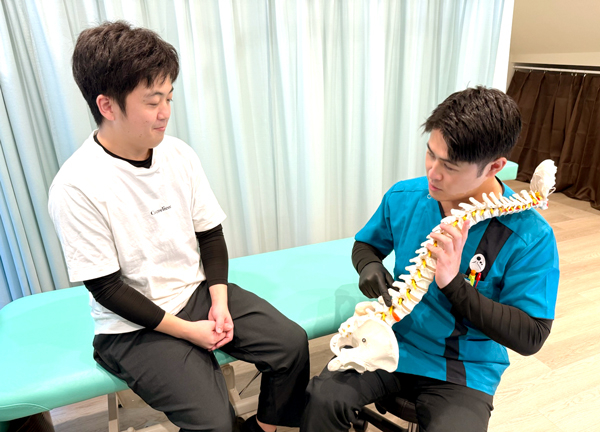こころ整骨院　小田急マルシェ町田院(施術後は日常生活へのアドバイスをします。)