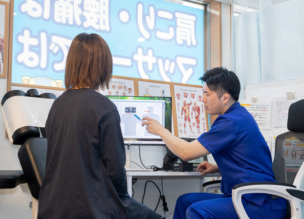  武蔵新城　よこお整骨院(お身体について詳しくご説明します。)