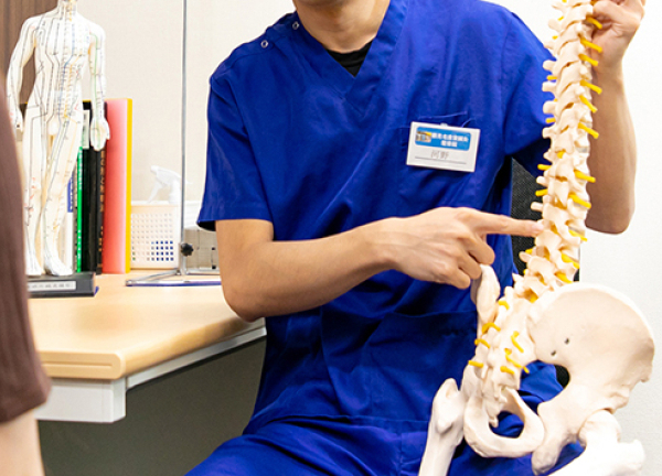 施術後は今後の施術計画をご説明いたします。