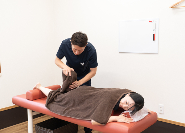 産後のお身体に優しい施術です。