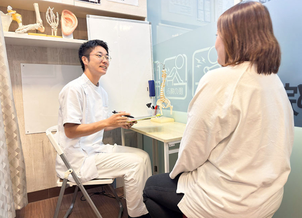 ザバス鍼灸整骨院　高槻富田院(丁寧なカウンセリングでお悩みをヒアリングします。)