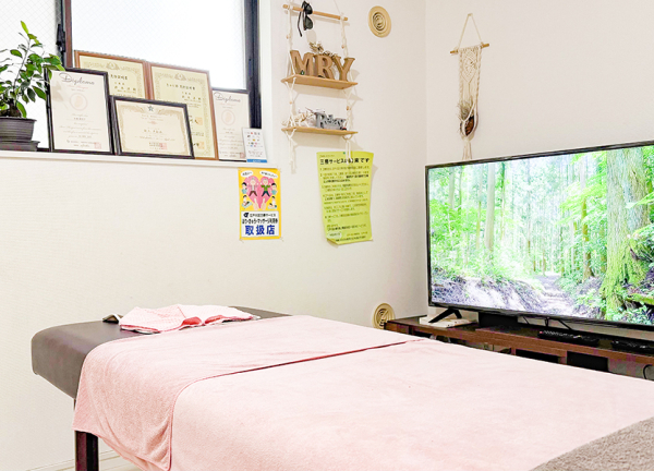 まねきねこ治療院(施術ベッドです。)