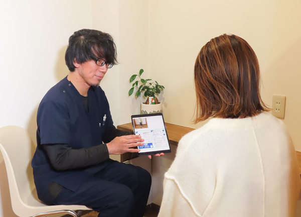 長崎きざし鍼灸整骨院　宝町店(丁寧なカウンセリングでお悩みをヒアリングします。)