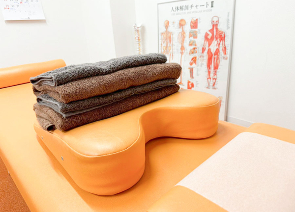 まいれ鍼灸整骨院・整体院　南草津院(清潔なタオルを使用しています。)