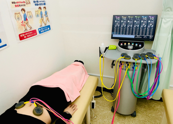 ＮＡＯＳＥＬ守恒整骨院(低周波の電気刺激は血行の巡りを整ることが期待できます。)