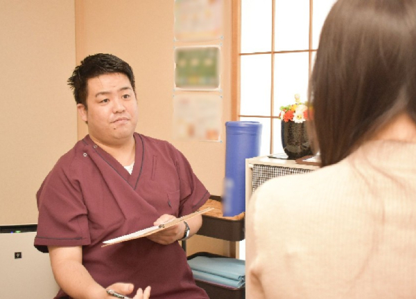 ふるたに整骨院(初めての方がお悩みなど話しやすい環境づくりを意識しています。)